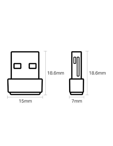 WRL ADAPTER 600MBPS USB/ARCHER T2U NANO TP-LINK