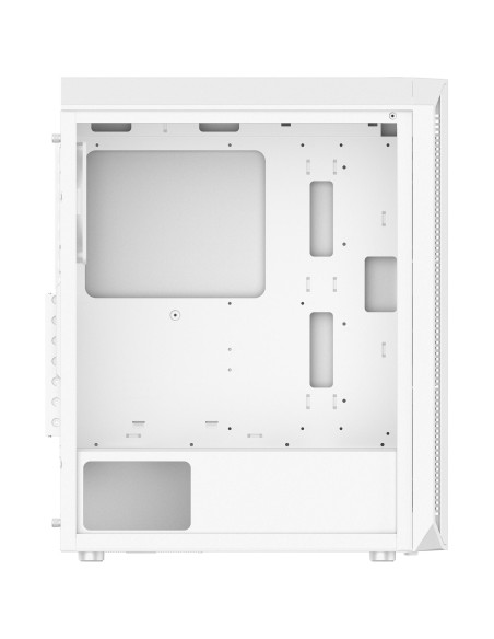 Case, ADATA, VALOR AIR PLUS MID, MidiTower, Case product features Transparent panel, ATX, MicroATX, MiniITX, Colour White, VALO