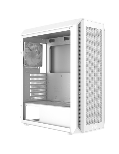 Case, ADATA, VALOR AIR PLUS MID, MidiTower, Case product features Transparent panel, ATX, MicroATX, MiniITX, Colour White, VALO