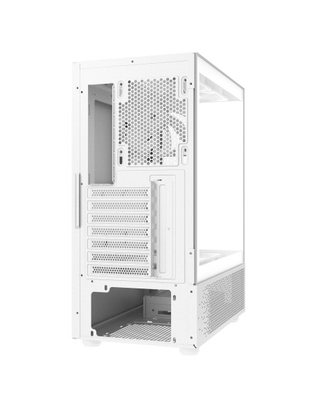 Case, ADATA, INVADER X MINI, MidiTower, Case product features Transparent panel, ATX, MicroATX, MiniITX, Colour White, INVADERX