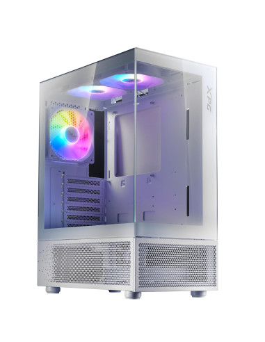 Case, ADATA, INVADER X MINI, MidiTower, Case product features Transparent panel, ATX, MicroATX, MiniITX, Colour White, INVADERX