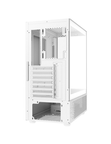 Case, ADATA, INVADER X MINI, MidiTower, Case product features Transparent panel, ATX, MicroATX, MiniITX, Colour White, INVADERX