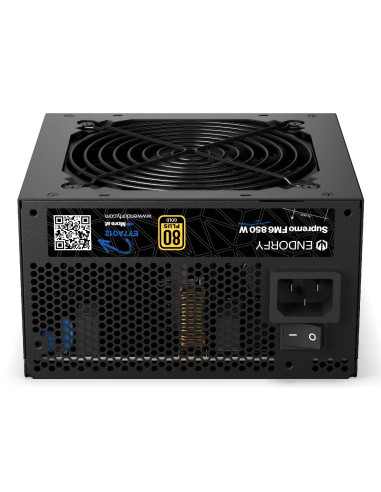 Power Supply, ENDORFY, SUPREMO FM6, 850 Watts, Efficiency 80 PLUS GOLD, MTBF 100000 hours, EY7A012