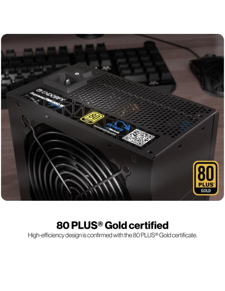 Power Supply, ENDORFY, SUPREMO FM6, 850 Watts, Efficiency 80 PLUS GOLD, MTBF 100000 hours, EY7A012