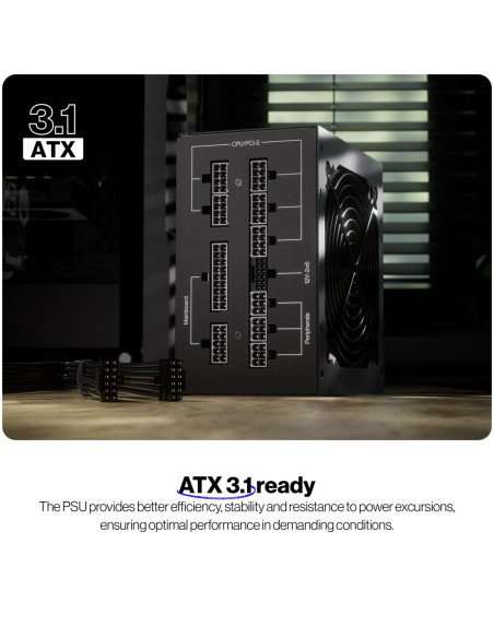 Power Supply, ENDORFY, SUPREMO FM6, 850 Watts, Efficiency 80 PLUS GOLD, MTBF 100000 hours, EY7A012