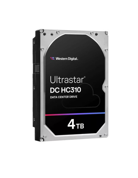 HDD, WESTERN DIGITAL ULTRASTAR, Ultrastar DC HC310, HUS726T4TALE6L4, 4TB, SATA 3.0, 256 MB, 7200 rpm, 3,5", 0B36040