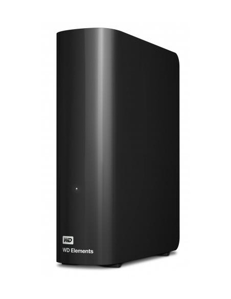 External HDD, WESTERN DIGITAL, Elements Desktop, 14TB, USB 3.0, Drives 1, Black, WDBWLG0140HBK-EESN