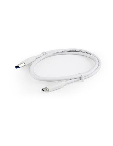 CABLE USB-C TO USB3 1M WHITE/CCP-USB3-AMCM-1M-W GEMBIRD