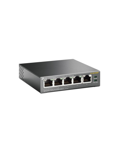Switch, TP-LINK, Desktop/pedestal, 5x10Base-T / 100Base-TX / 1000Base-T, PoE ports 4, TL-SG1005P