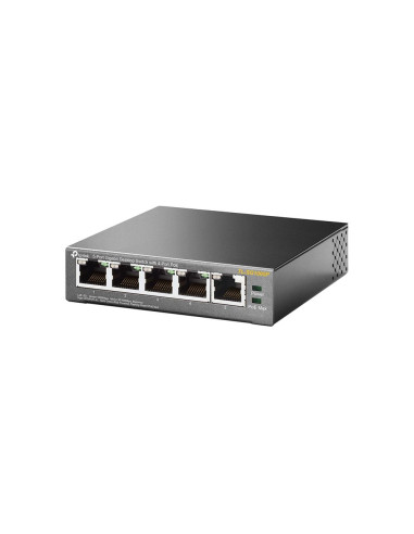 Switch, TP-LINK, Desktop/pedestal, 5x10Base-T / 100Base-TX / 1000Base-T, PoE ports 4, TL-SG1005P
