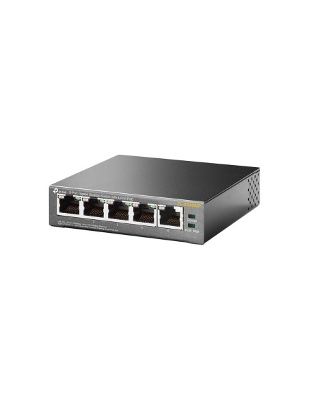 Switch, TP-LINK, Desktop/pedestal, 5x10Base-T / 100Base-TX / 1000Base-T, PoE ports 4, TL-SG1005P