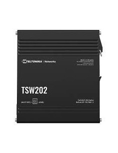 Switch, TELTONIKA, TSW202, Type L2, 2xSFP, 8xRJ45, PoE+ ports 8, 240 Watts, TSW202