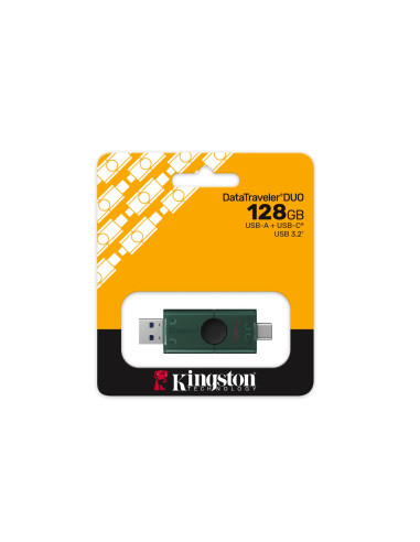 MEMORY DRIVE FLASH USB3.2/128G DUO DTDEG2/128GB KINGSTON