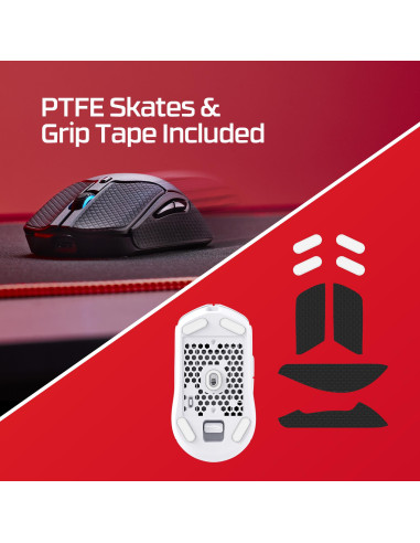 MOUSE USB OPTICAL WRL/PULSEFIRE HASTE 2 BLACK HYPERX