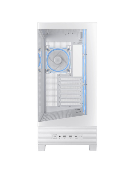 Case, ASUS, ASUS A31 PLUS Case, MidiTower, Case product features Transparent panel, ATX, BTX, MicroATX, MiniITX, Colour White, 