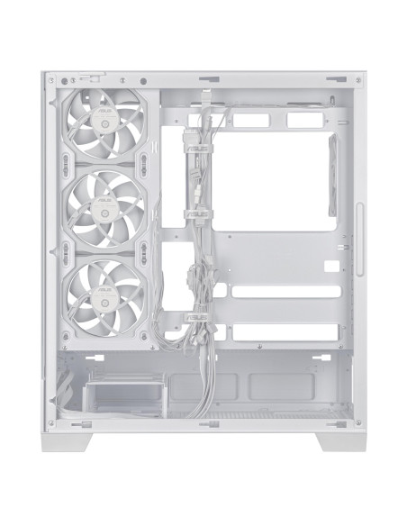 Case, ASUS, ASUS A31 PLUS Case, MidiTower, Case product features Transparent panel, ATX, BTX, MicroATX, MiniITX, Colour White, 