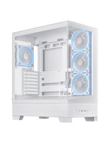 Case, ASUS, ASUS A31 PLUS Case, MidiTower, Case product features Transparent panel, ATX, BTX, MicroATX, MiniITX, Colour White, 