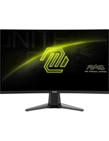 LCD Monitor, MSI, MAG 27C6F, 27", Gaming/Curved, Panel VA, 1920x1080, 16:9, 180Hz, 0.5 ms, MAG27C6F