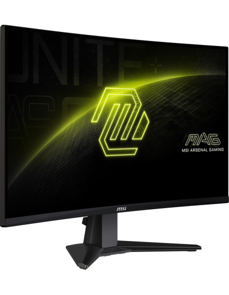 LCD Monitor, MSI, MAG 27C6F, 27", Gaming/Curved, Panel VA, 1920x1080, 16:9, 180Hz, 0.5 ms, MAG27C6F