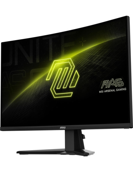 LCD Monitor, MSI, MAG 27C6F, 27", Gaming/Curved, Panel VA, 1920x1080, 16:9, 180Hz, 0.5 ms, MAG27C6F