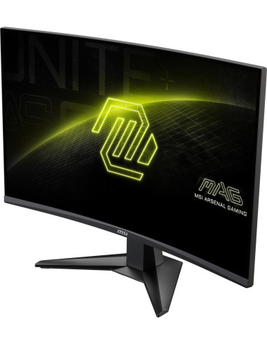 LCD Monitor, MSI, MAG 27C6F, 27", Gaming/Curved, Panel VA, 1920x1080, 16:9, 180Hz, 0.5 ms, MAG27C6F