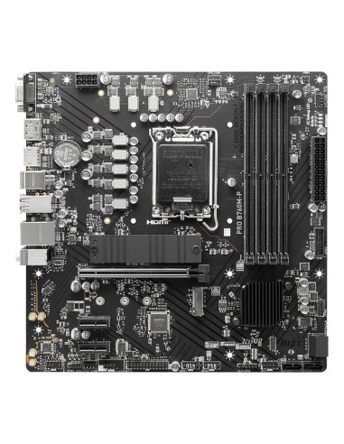 Mainboard, MSI, Intel B760 Express, LGA1700, Micro-ATX, Memory DDR5, Memory slots 4, 2xPCI-Express 1x, 1xPCI-Express 16x, 2xM.2