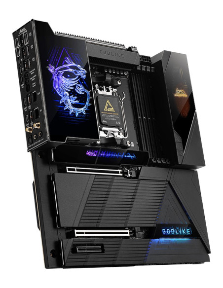 Mainboard, MSI, AMD X870E, SAM5, EATX, Memory DDR5, Memory slots 4, 1xPCI-Express 1x, 2xPCI-Express 16x, 7xM.2, 1xAudio-In, 1xA