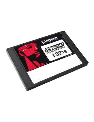 SSD, KINGSTON, DC600M, 1920 GB, Serial ATA III, 3504xTBW rating, MTBF 2000000 h, Read speed 560 MB/s, Write speed 530 MB/s, 2.5