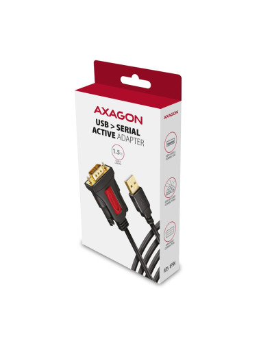 CABLE USB2.0 TO RS-232 DB9-M/1.5M ADS-1PSN AXAGON