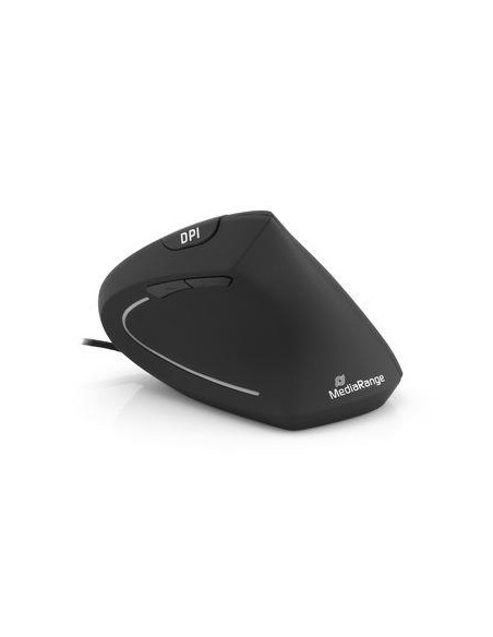 MOUSE USB OPTICAL 6-BUTTON/RIGHT BLACK MROS230 MEDIARANGE