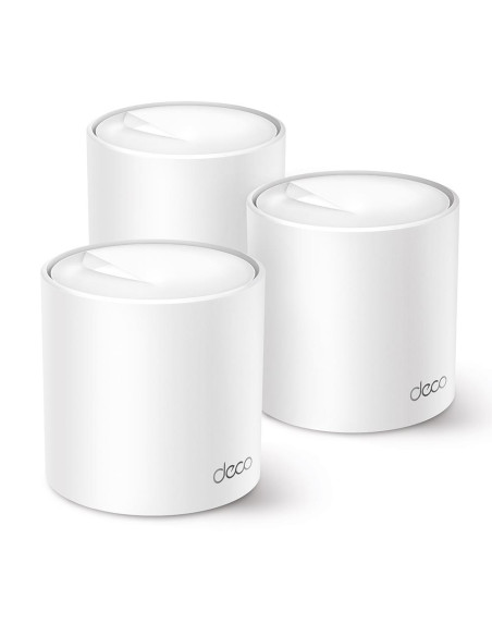 Wireless Router, TP-LINK, Wireless Router, 3-pack, 2900 Mbps, Mesh, Wi-Fi 6, 3x10/100/1000M, Number of antennas 2, DECOX50(3-PA
