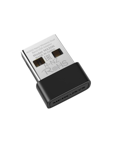 WRL ADAPTER 650MBPS USB NANO/MA20N MERCUSYS