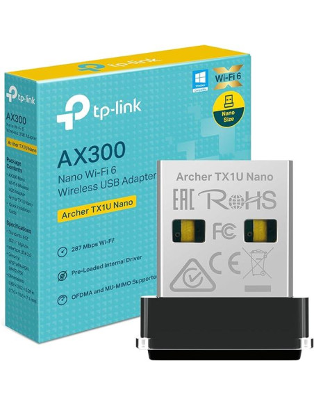 WRL ADAPTER 300MBPS USB/ARCHER TX1U NANO TP-LINK