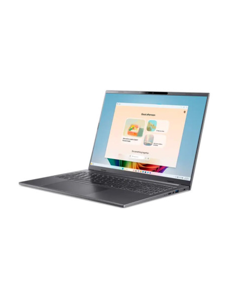 Notebook, ACER, Aspire, Aspire 16 AI, CPU Qualcomm Snapdragon, X1-26-100, 3 GHz, 16 ", 1920 x 1200 pixels, RAM 32 GB, LPDDR5x-S