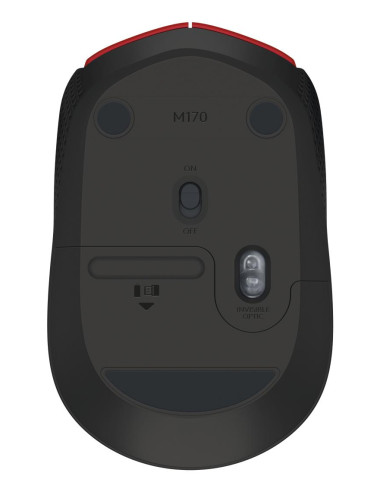 MOUSE USB OPTICAL WRL M171/RED 910-004641 LOGITECH