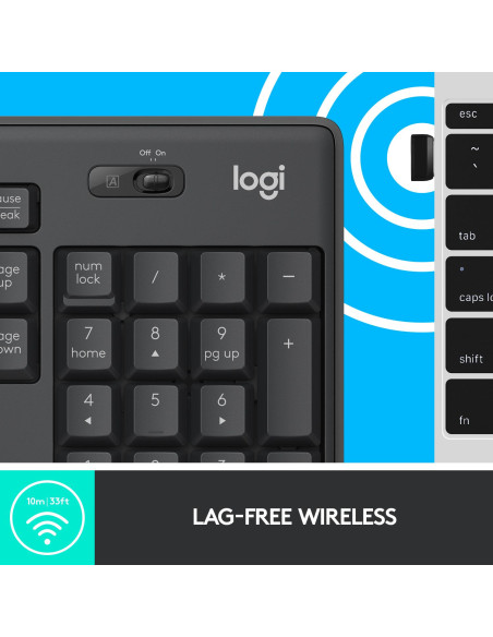 KEYBOARD +MOUSE COMBO MK295/ENG 920-009800 LOGITECH