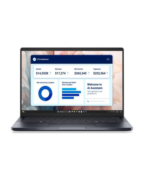 Notebook, DELL, PRO Premium, Pro 14 Premium (PA14250), CPU Core Ultra, u5-238V, 2100 MHz, 14", RAM 32GB, LPDDR5x, 8533 MHz, SSD