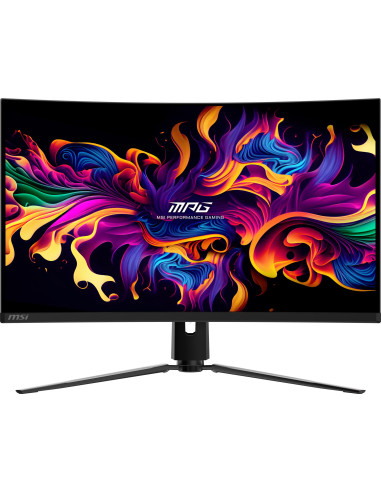 Monitor, MSI, MPG 321CURX QD-OLED, 31.5", Gaming/Curved/4K, Panel QD-OLED, 3840x2160, 16:9, 240 Hz, 0.03 ms, MPG321CURXQD-OLED