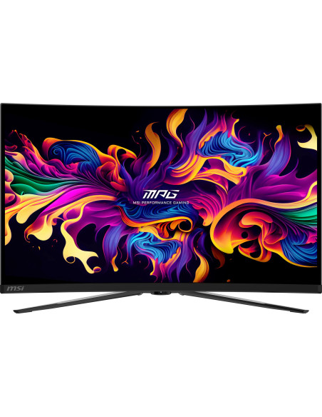 Monitor, MSI, MPG 321CURX QD-OLED, 31.5", Gaming/Curved/4K, Panel QD-OLED, 3840x2160, 16:9, 240 Hz, 0.03 ms, MPG321CURXQD-OLED