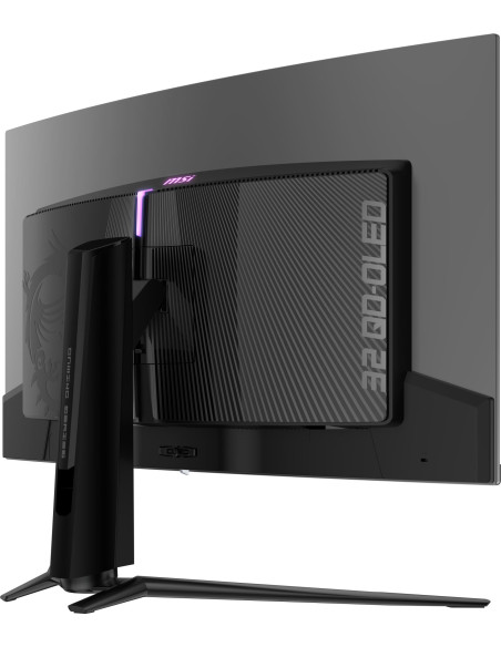 Monitor, MSI, MPG 321CURX QD-OLED, 31.5", Gaming/Curved/4K, Panel QD-OLED, 3840x2160, 16:9, 240 Hz, 0.03 ms, MPG321CURXQD-OLED