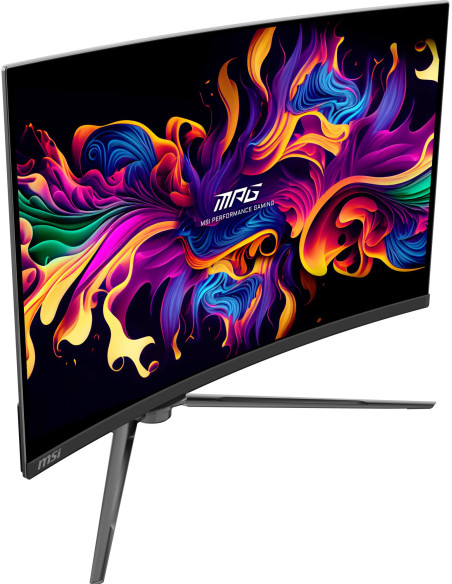 Monitor, MSI, MPG 321CURX QD-OLED, 31.5", Gaming/Curved/4K, Panel QD-OLED, 3840x2160, 16:9, 240 Hz, 0.03 ms, MPG321CURXQD-OLED