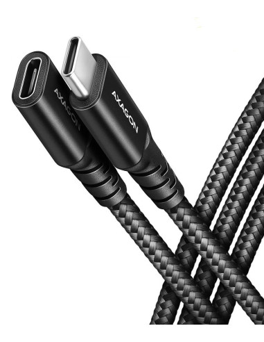 CABLE USB-C EXTENSION 0.5M/BLACK BUCM32-CF05AB AXAGON