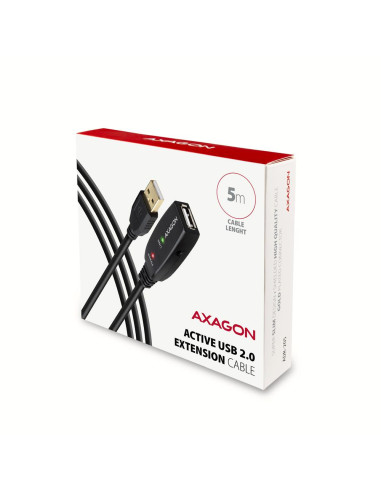 CABLE USB2.0 A-M/A-F ACTIVE/5M ADR-205 AXAGON