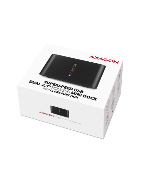 SSD ACC DOCK STATION USB3.2/2.5" SATA 6G ADSA-D25 AXAGON