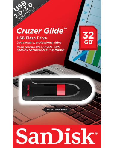 MEMORY DRIVE FLASH USB2 32GB/SDCZ60-032G-B35 SANDISK