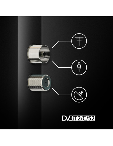 TV Set, THOMSON, 43", 4K/Smart, QLED, 3840x2160, Bluetooth, Google TV, 43QG5C14