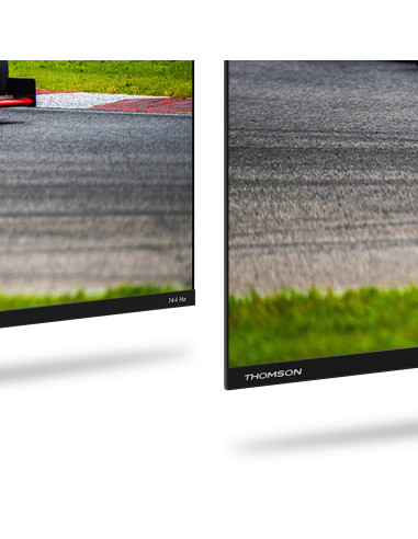 TV Set, THOMSON, 43", 4K/Smart, QLED, 3840x2160, Wireless LAN, Bluetooth, Google TV, Black, 43QG7C14