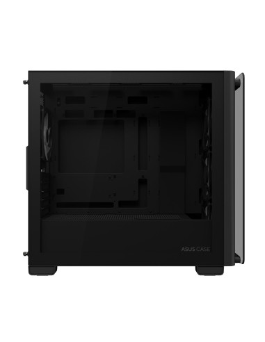 Case, ASUS, A23 PLUS, MidiTower, Case product features Transparent panel, MicroATX, MiniITX, Colour Black, A23PLUSTG/ARGBBLACK
