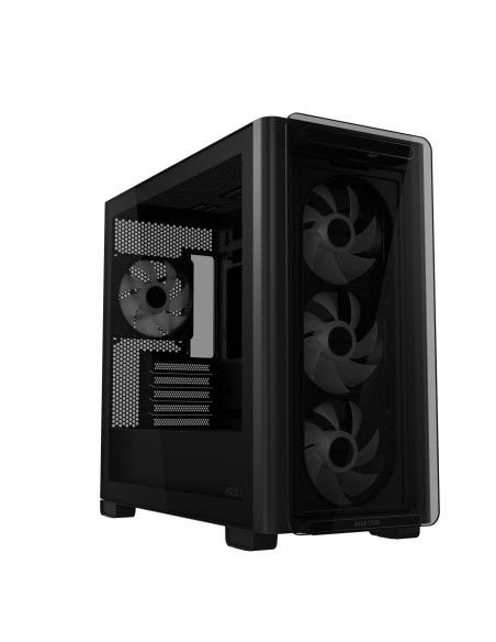 Case, ASUS, A23 PLUS, MidiTower, Case product features Transparent panel, MicroATX, MiniITX, Colour Black, A23PLUSTG/ARGBBLACK