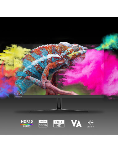 LCD Monitor, THOMSON, 24 ", 1920 x 1080 pixels, Full HD, Native aspect ratio 16:9, LED, Flat, M24FB2Y14